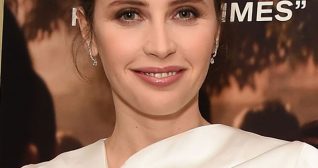 Felicity Jones On The Basis Of Sex Screening Satin Satiny