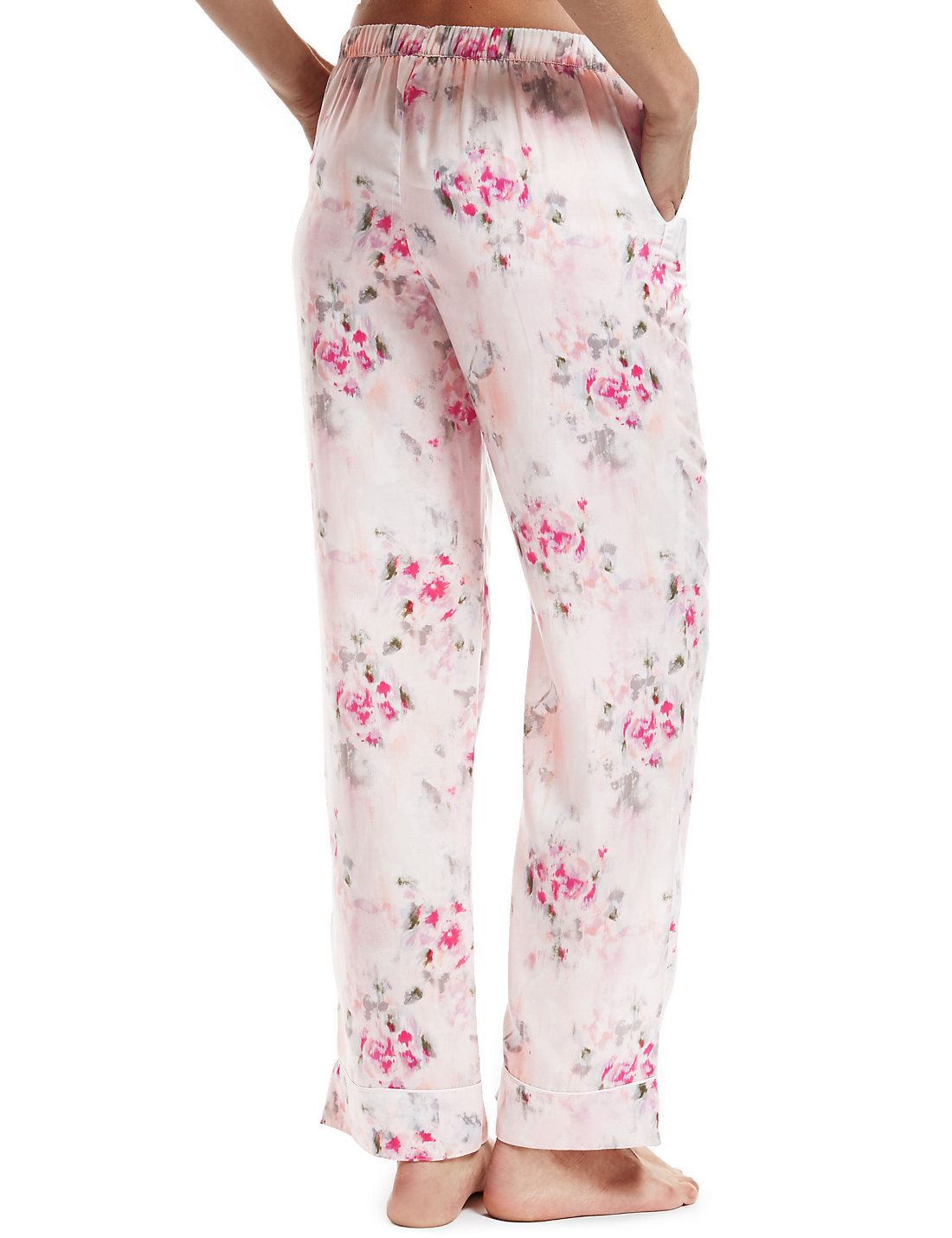 Marks And Spencer Rosie For Autograph Blur Floral Satin Nightwear ...