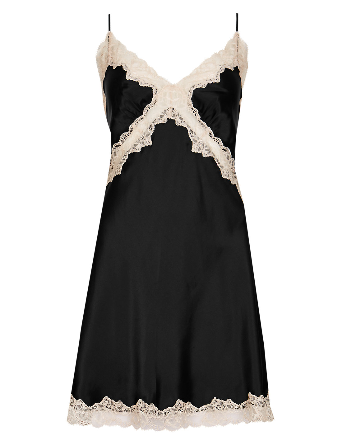 Marks And Spencer Rosie For Autograph Pure Silk Lace Nightwear 2 ...