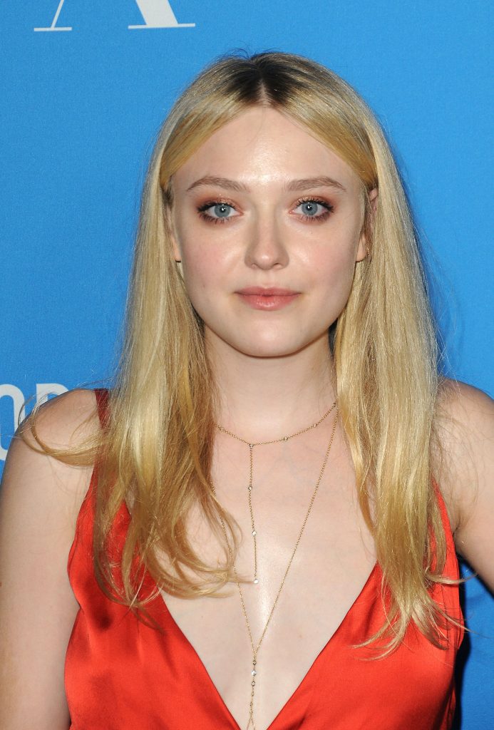 Dakota Fanning 2018 HFPA Grants Banquet Satin - Satiny.org