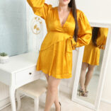 Only Silk And Satin Ivy Rain Crossover Dress 4